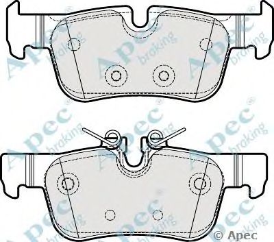 APEC BRAKING pad2007 -  Комплект тормозных колодок, дисковый тормоз